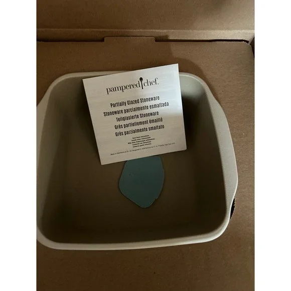 Pampered Chef stone square baker - Picture 3 of 4